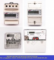 Contor electronic monofazat