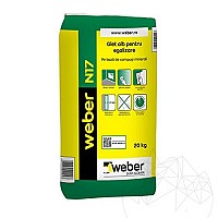 Glet de egalizare pe baza de ciment alb - Weber N17 - 20kg