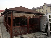 Inchideri terase cu material transparent