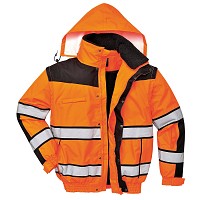 Jacheta Bomber Clasica Hi-Vis  3-in-1