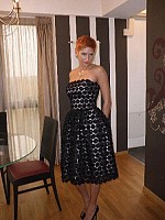 Rochie de seara din tafta satinata