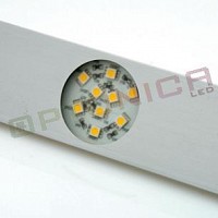 Lampa de mobilier LED liniara 6,4W, cu sensor de miscare, lu
