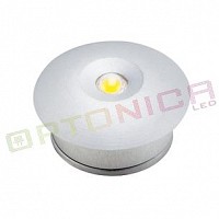 Lampa de mobilier LED rotunda 1W lumina alba