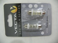 Led alb 12v 36 mm sv8,5 2 buc /blister BAV-5836
