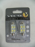 Leduri 4SMD sv8,5 12v 39 mm alb sofit BAV-6246