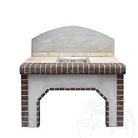 Masa gratar + chiuveta inox Harmony Chocolate - Placata cu c