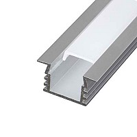 Profil de aluminiu pentru benzi flexibile cu LED, suprafata
