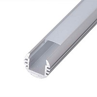 Profil de aluminiu pentru benzi flexibile cu LED, 2m rotund