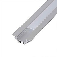 Profil de aluminiu pentru benzi flexibile cu LED, 2m univers