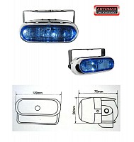 Proiectoare ceata Chrome  - auto BAV-0338