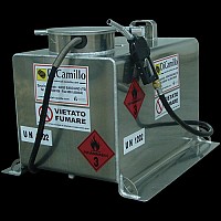 Rezervor motorina transportabil aluminiu 490 Litri