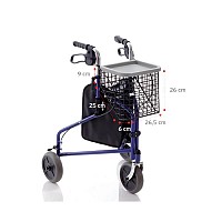 Rolator cu 3 roti si  cos - RP485