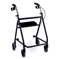 Rolator pliabil cu 4 roti, frana si scaun - FS9621
