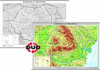 Harta geografica Romania