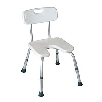 Scaun de baie cu spatar cu sezutul in forma de U - RS833
