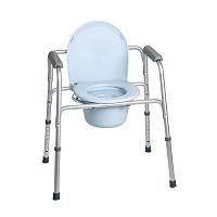 Scaun WC de camera 4 in 1, din aluminiu - RP780