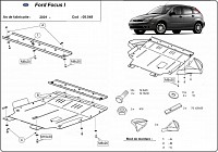 Scut motor metalic Ford Focus incepand cu 2001