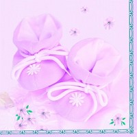 Servetele pentru botez cu botosei