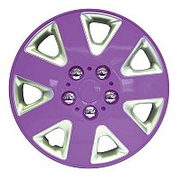 Set capace roti "Purple-Silver" 13 si 14 inch BAV-2210540