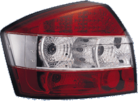 Set Stopuri Tuning Audi A4 Sedan 01-04 led rosu/clar BAV-DL