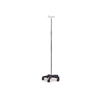 Suport perfuzie cu picior de inox si carlig plastic - MI436