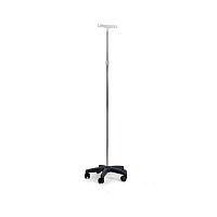 Suport perfuzie cu picior de inox si carlig plastic - MI435