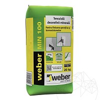 Tencuiala decorativa minerala - Weber MIN 100 -20kg