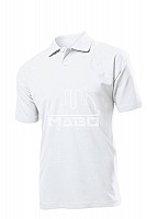 Tricou polo classic alb ST3000