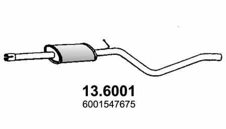 Renault 6001547675 резонатор