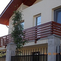 balustrade inox cu lemn