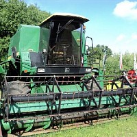 combina agricola john deere