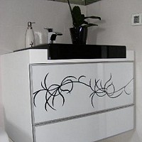 mobilier alb