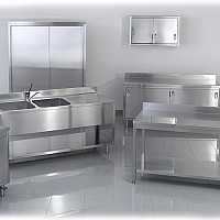 mobilier inox