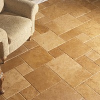 pardoseli travertin french pattern
