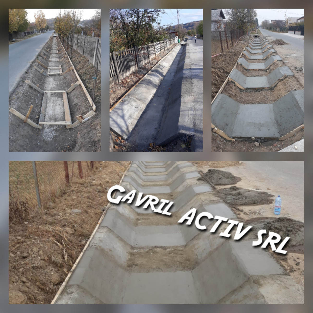 Executie Rigole betonate Carosabile Sisteme pluviale