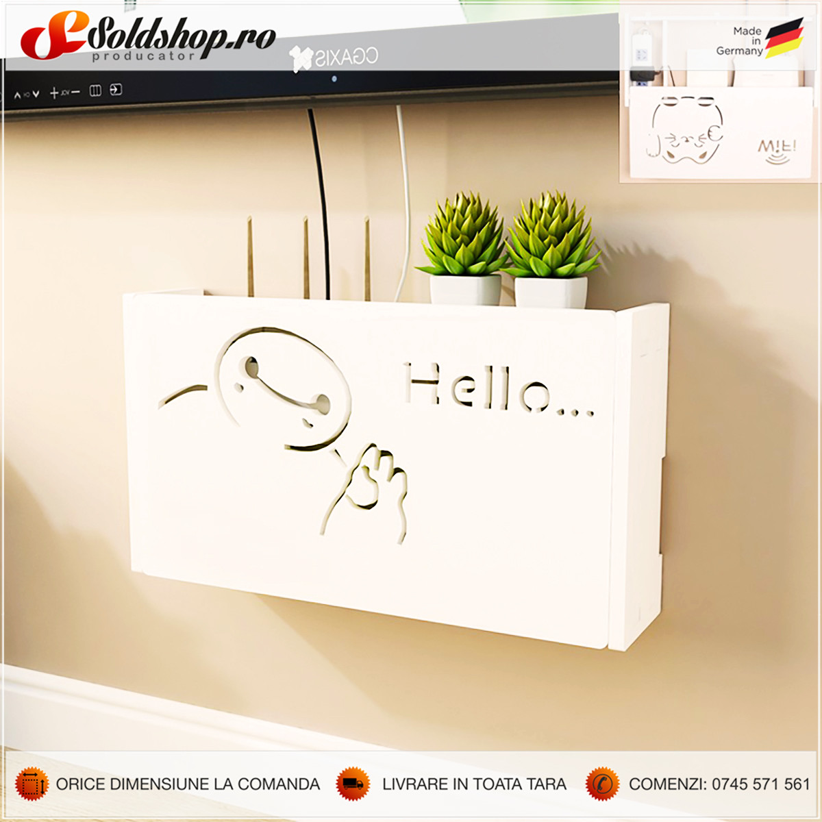 Masca Pentru Wi-fi Cod:mw-8 Hello, Producator, Soldshop