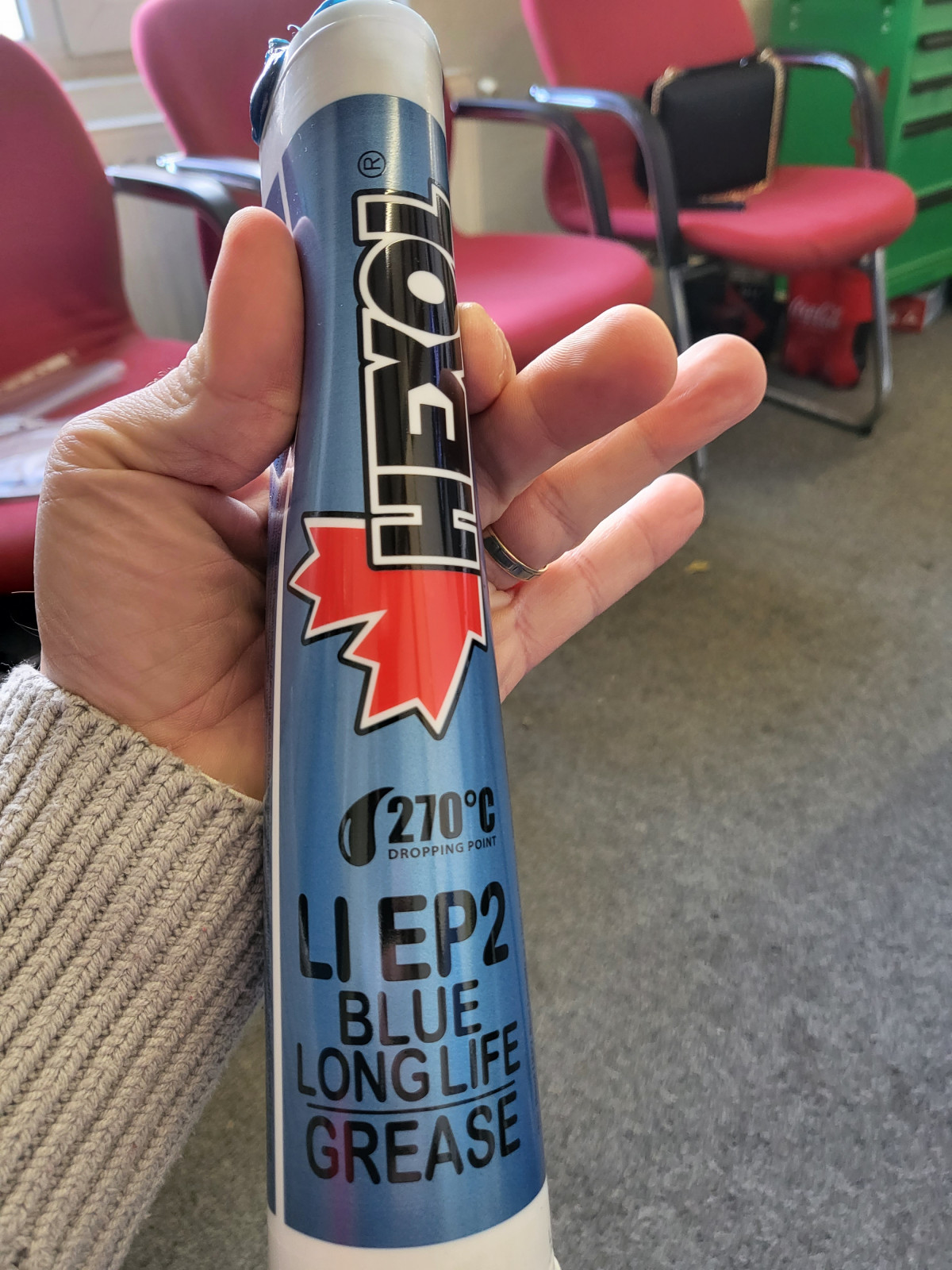 Vaselina temperatura inalta tip cartus sau patron 400g.Vaselina rulmenti temperatura +270 Grade C