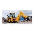 Utilaje constructii, buldoexcavator cu picon
