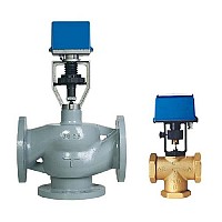 Vana cu 3 cai cu servomotor pentru apa de la DN65 - DN100