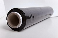 Folie stretch manuala neagra pentru paletizat