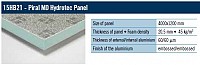 Placa tubulatura ventilatie P3 - 15HB21 - Panou sandwich P3