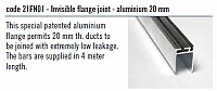 Profile de imbinare invizibila din Aluminiu, cod 21FN01