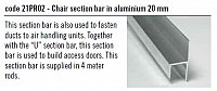 Profile din Aluminiu forma H cod 21PR02