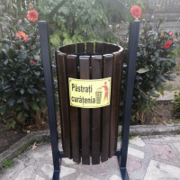 Cos gunoi stradal