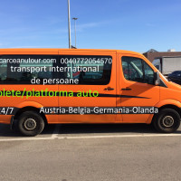 Transport persoane, colete si auto pe platforma in Austria, Belgia, Germania si Olanda ( Tur-Retur )