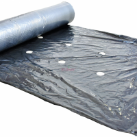 FOLIE DE MULCIRE PENTRU CAPSUNI - BLACK SILVER - 1000 M x 1,4m
