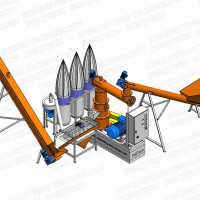 Minicomplex Presa peleti rumegus GFD-0.7