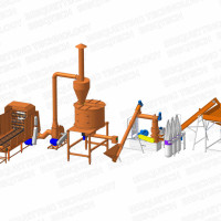 Linie Productie Peleti 500 - 700 Kg/Ora Matrita plana - Fonduri europene