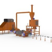 Linie brichetare brichete din paie 600 kg/ora - fonduri europene