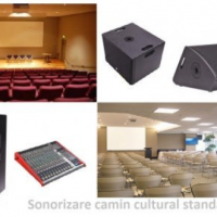 Sistem audio pentru camin cultural